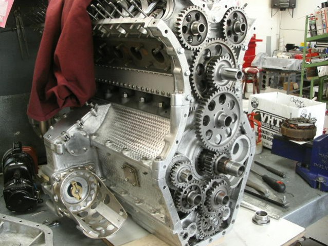 Delage gear train